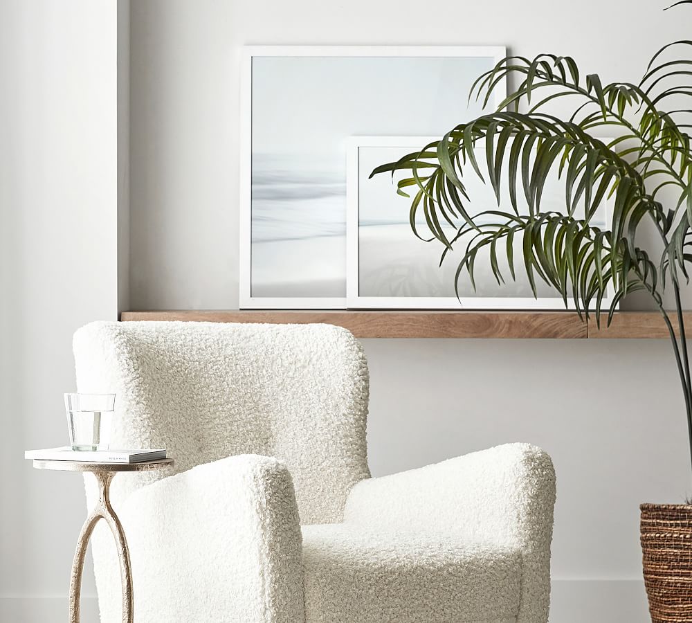 OPEN BOX Brighton Floating Wood Shelves Pottery Barn