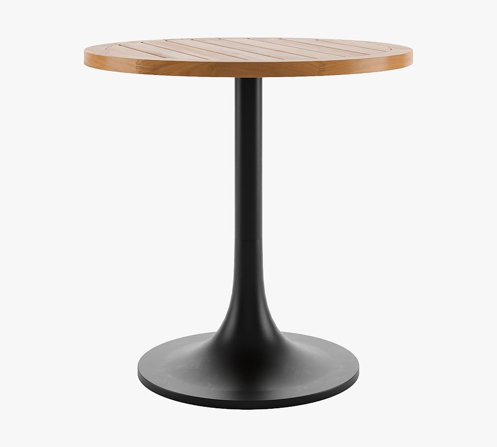 Round Pedestal Outdoor Bistro Table Pottery Barn