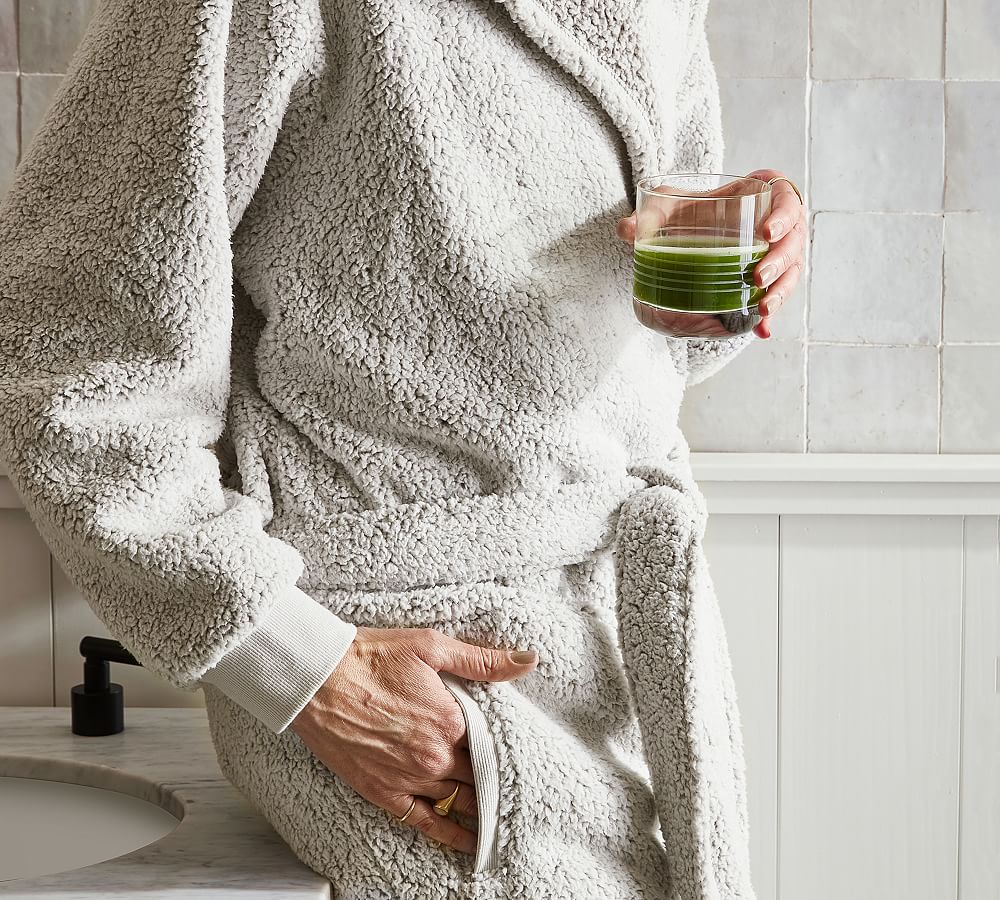 Coziest Sherpa Robe Pottery Barn