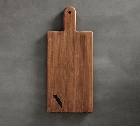 Alphabet Mango Wood Cheese Board - N