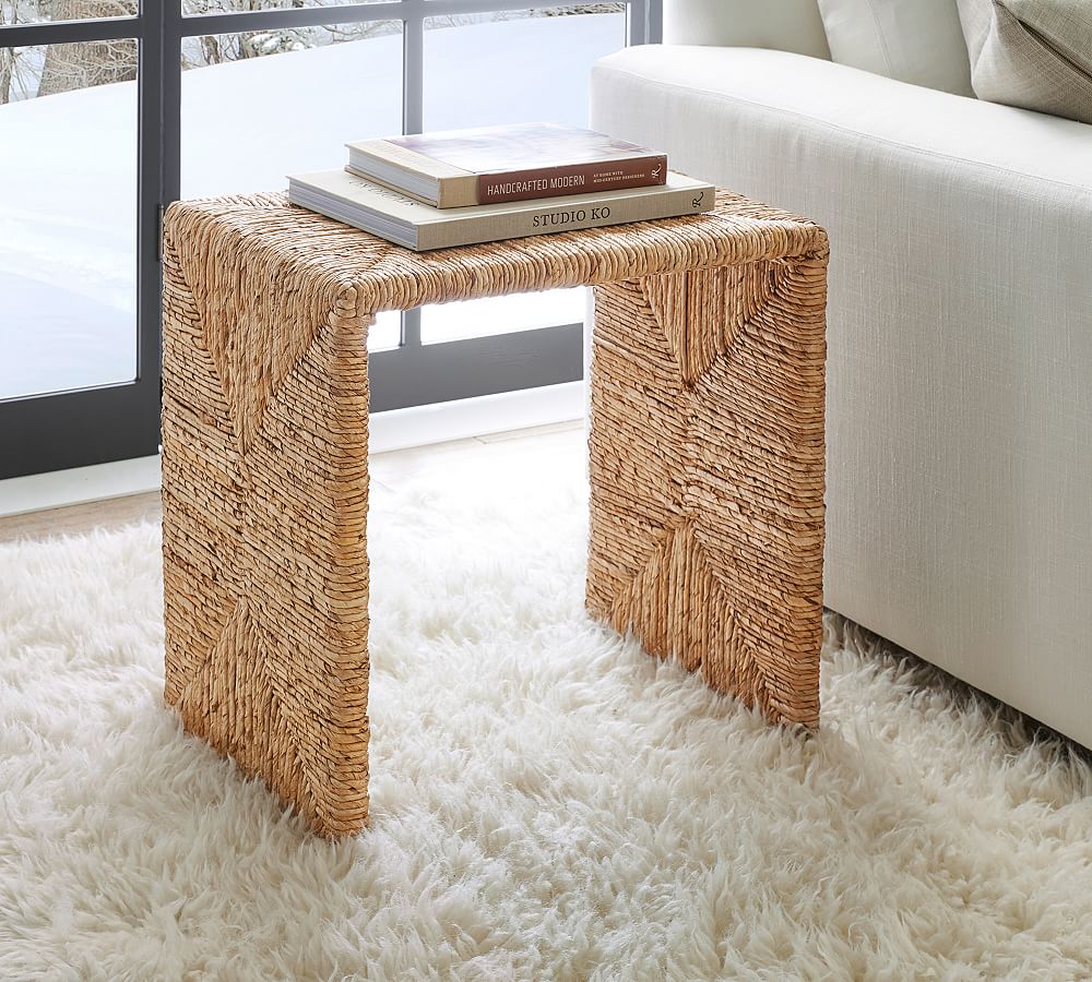 Woven Rectangular Nesting End Tables Pottery Barn