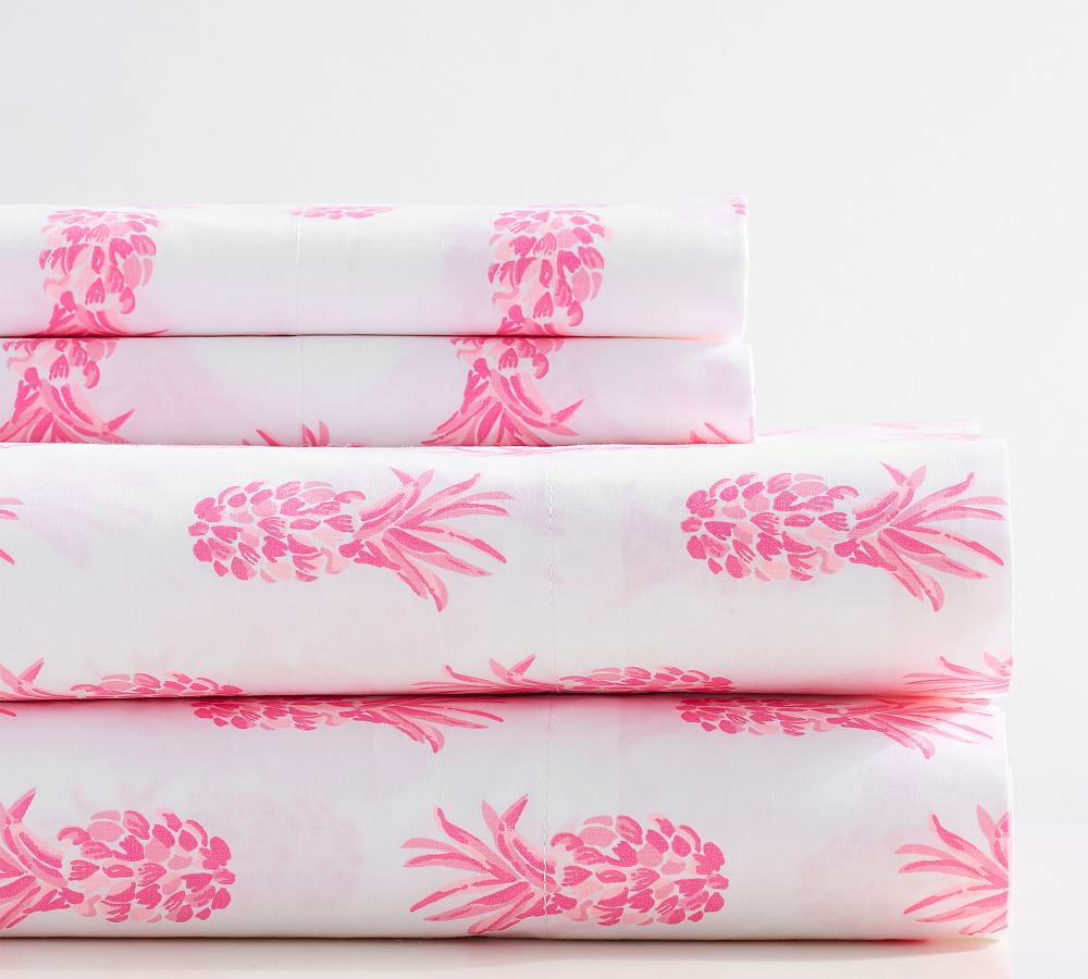 Lilly Pulitzer Pineapple Organic Cotton Pillowcases - Set of 2 ...