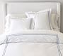 Pearl Organic Percale Duvet Cover | Pottery Barn