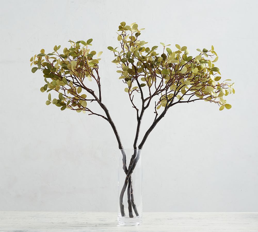 Faux Manzanita Branch Artificial Flowers Pottery Barn