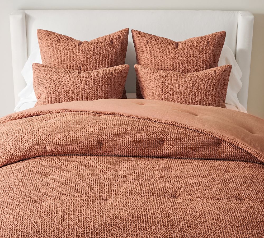 Vintage Washed Cotton/Linen Comforter Sham Pottery Barn