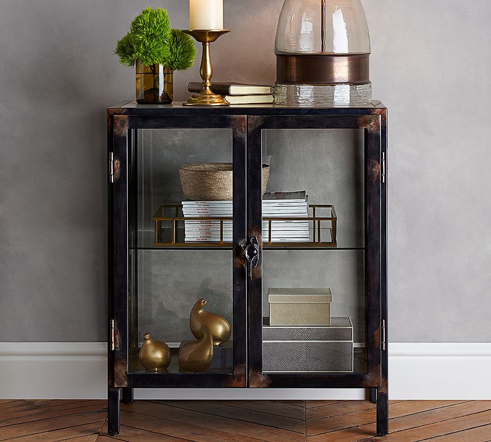 Flynn Metal Nightstand Pottery Barn