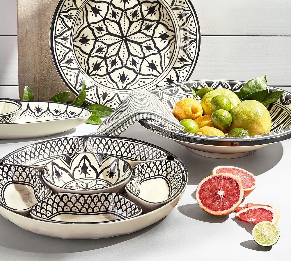Marrakesh Melamine Serving Bowl Pottery Barn