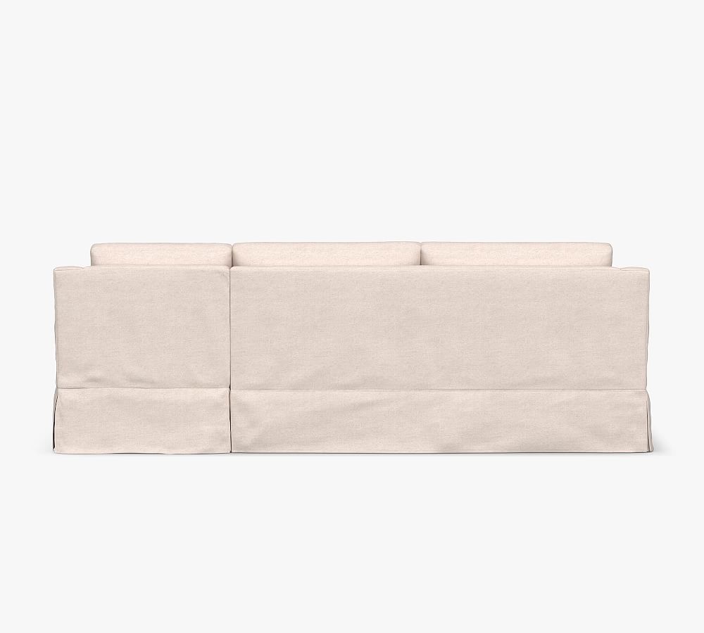 York Slope Arm Deep Seat Slipcovered Sofa Chaise Sectional Pottery Barn
