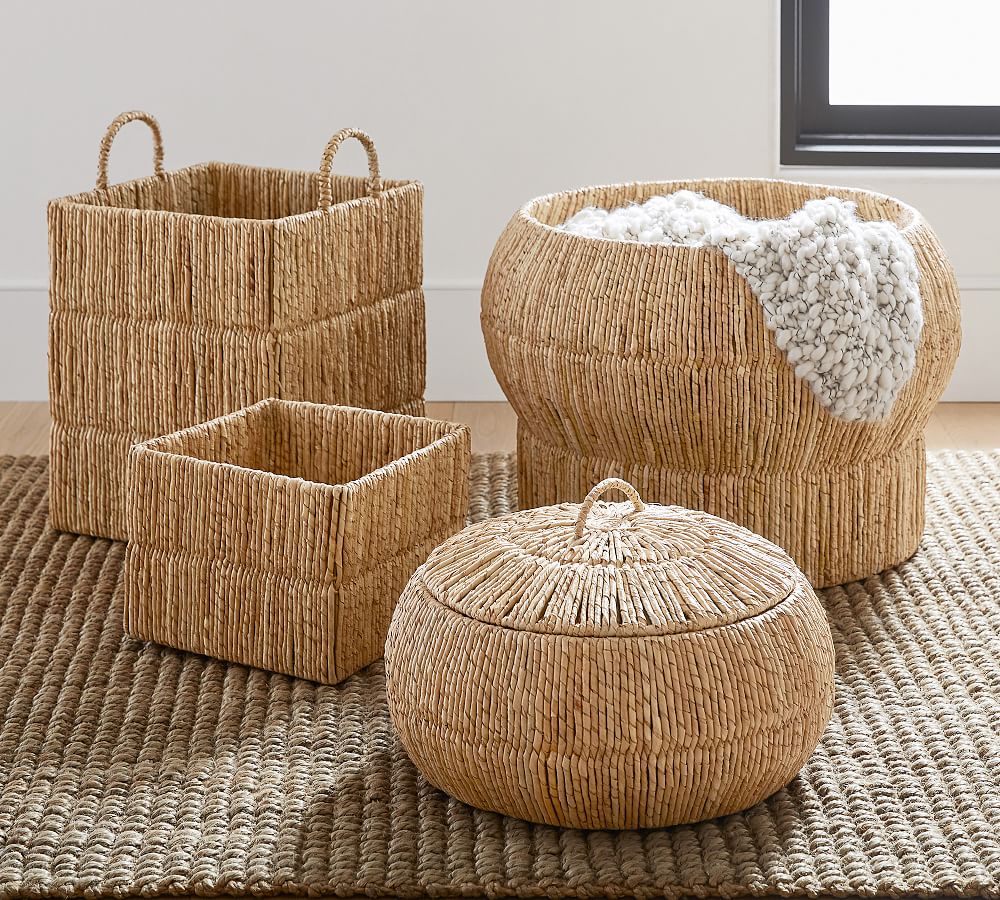 Malibu Woven Baskets | Pottery Barn