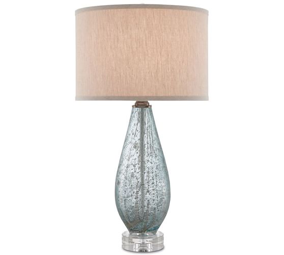 Sage Glass Table Lamp | Pottery Barn