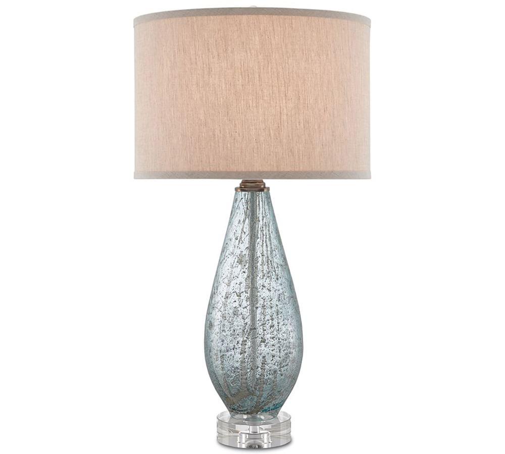 Sage Glass Table Lamp 