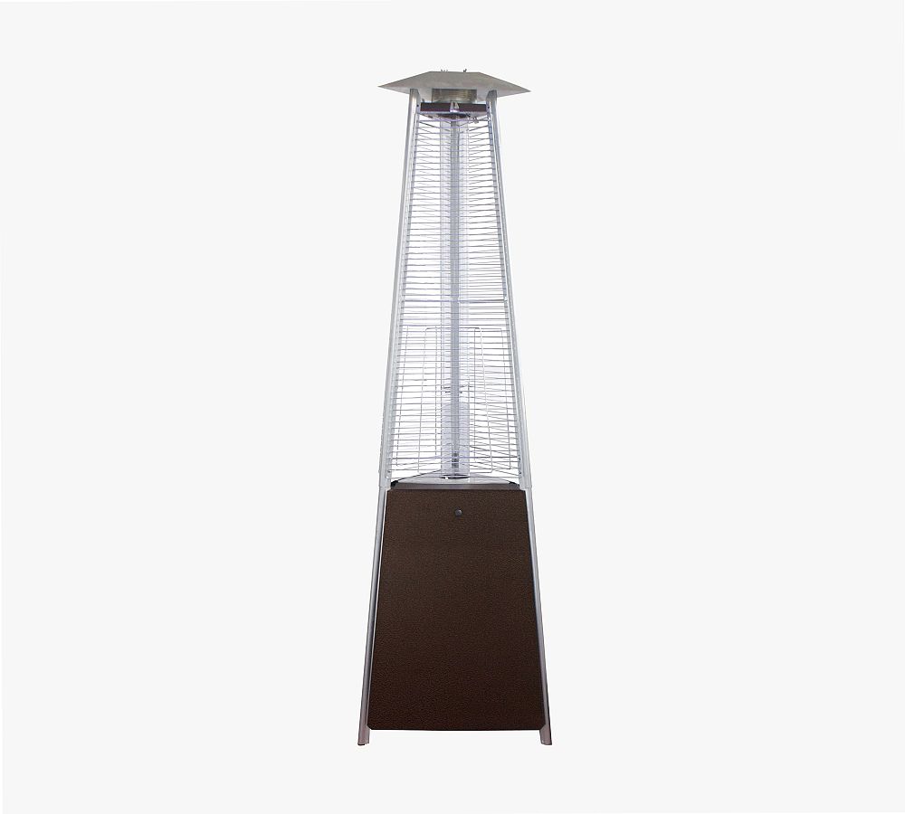 Standing Outdoor Glass Tube Patio Heater Commercial Grade Pottery Barn