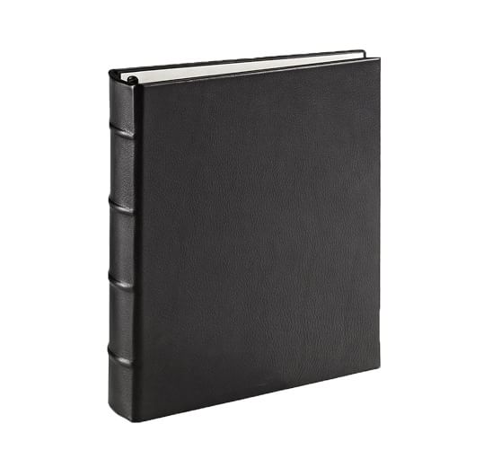 Leather Bound Clear Pocket Photo Albums | Pottery Barn