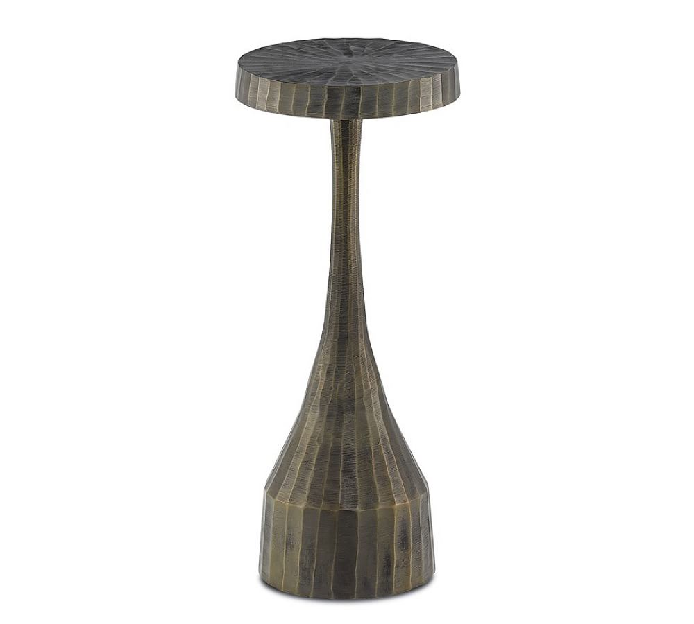 Edmund Round Metal Cocktail Table | Pottery Barn