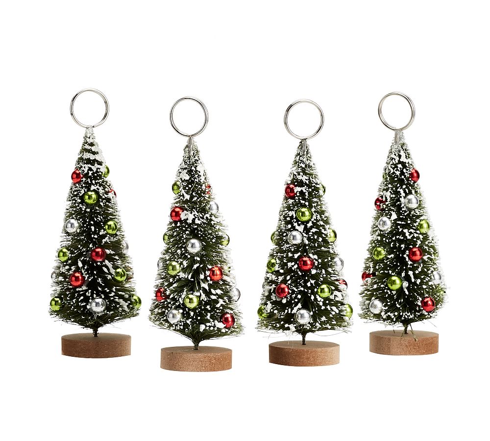 Christmas Tree Place Card Holders, Set of 4 Pottery Barn