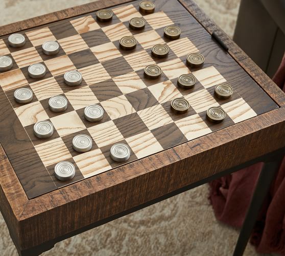 Checkers Game Table Pottery Barn