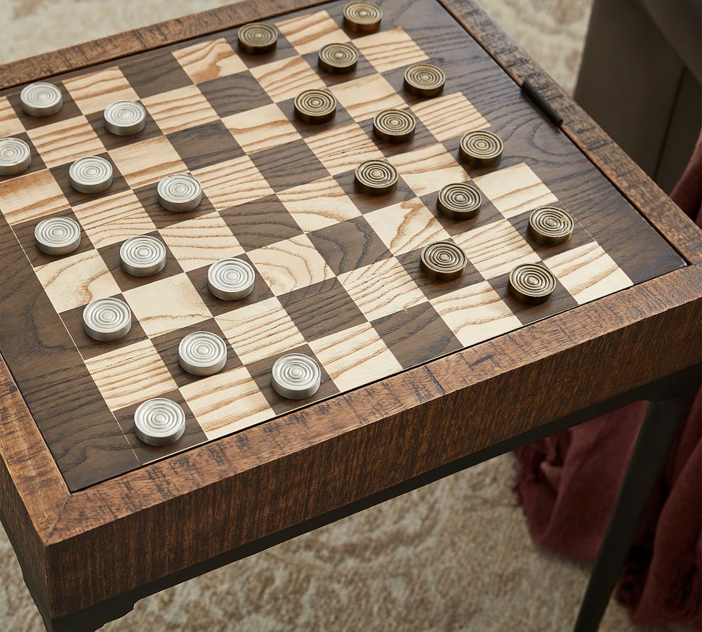 Checkers Game Table Pottery Barn