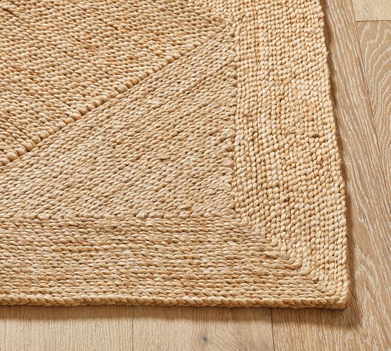 Salvino Diamond Jute Rug | Pottery Barn