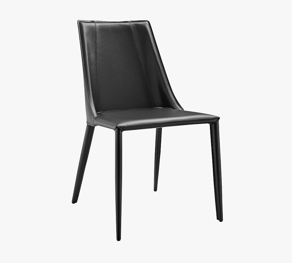 Hillside Leather Dining Chair Pottery Barn