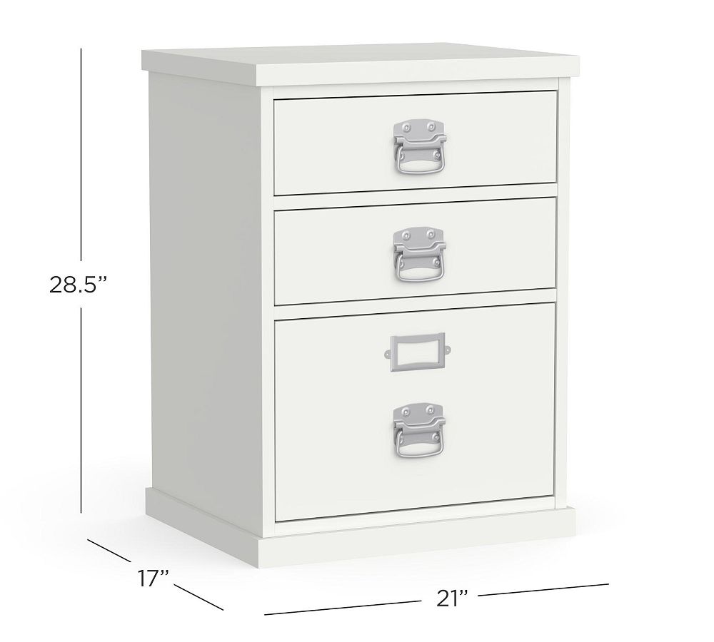 Bedford 3Drawer Filing Pottery Barn