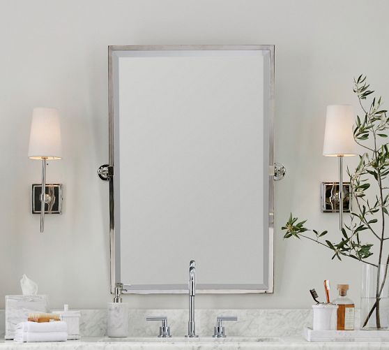 Kensington Rectangular Pivot Mirror Pottery Barn