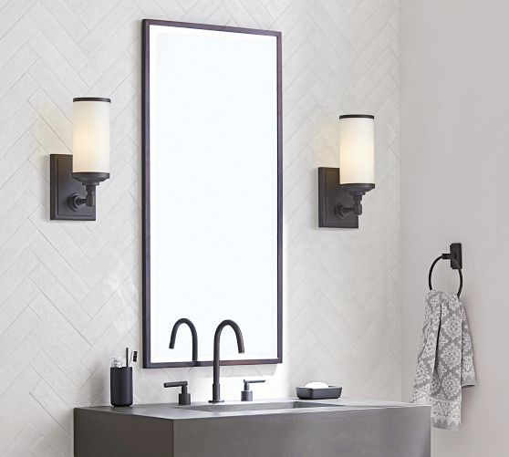 Kensington Rectangular Slim Mirror | Pottery Barn