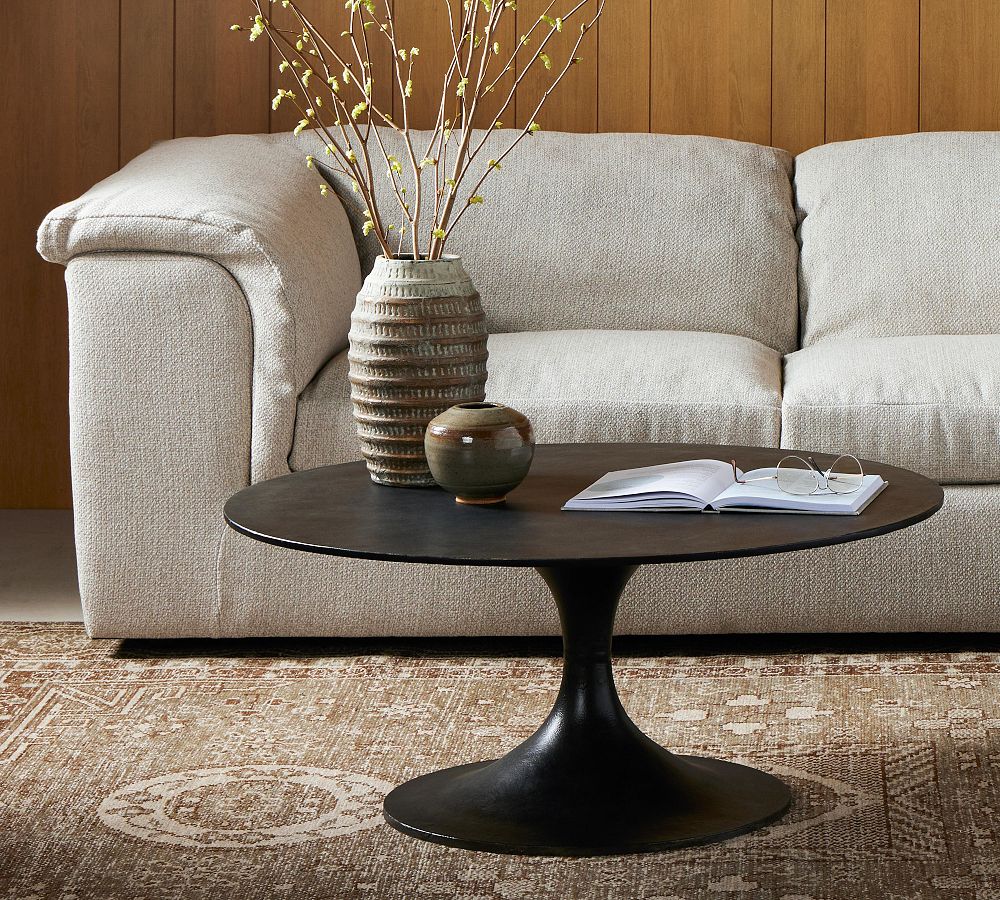 Collier Round Coffee Table | Pottery Barn