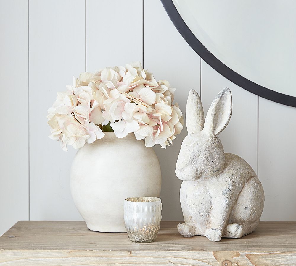 Handcrafted Terracotta Bunny Sculptures | Pottery Barn
