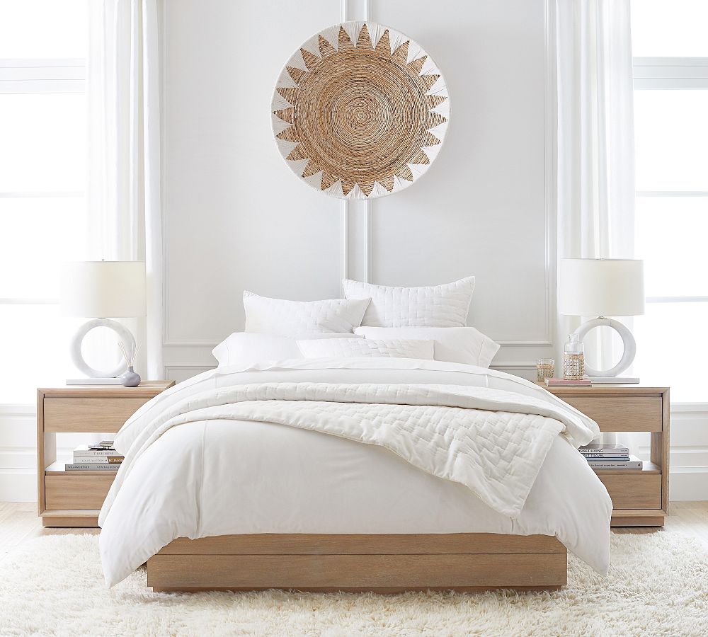 Sunny Handwoven Basket Wall Art Pottery Barn