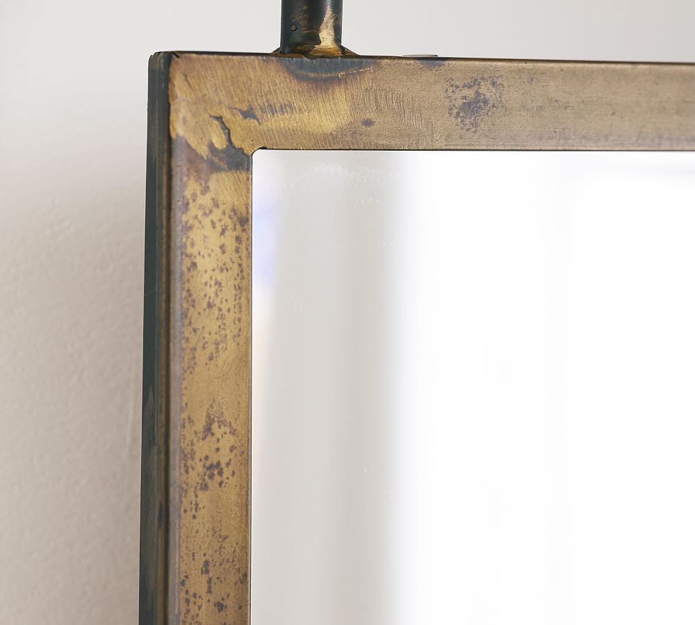 Cooper Wall Mounted Rectangle Wall Mirror Pottery Barn