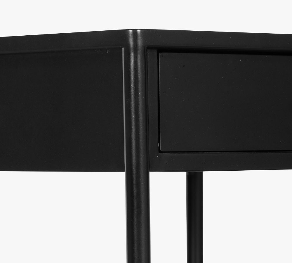 Harmon Rectangular Metal End Table Pottery Barn