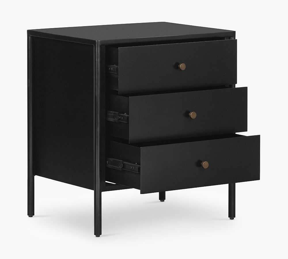 Harmon Metal Nightstand Pottery Barn