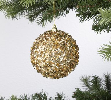 Shatterproof Gilded Gold Star Ornament Sets 