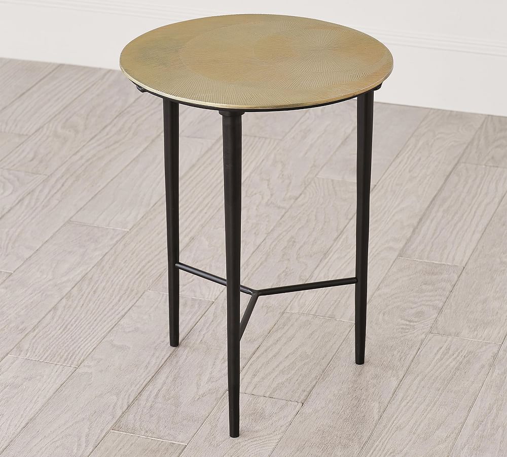 Sadie Round Accent Table Pottery Barn