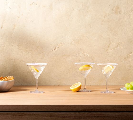 Bodum Oktett Outdoor Martini Glasses Set of 4 Pottery Barn