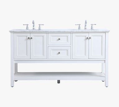 Taryn 60" Double Sink Vanity  Pottery Barn