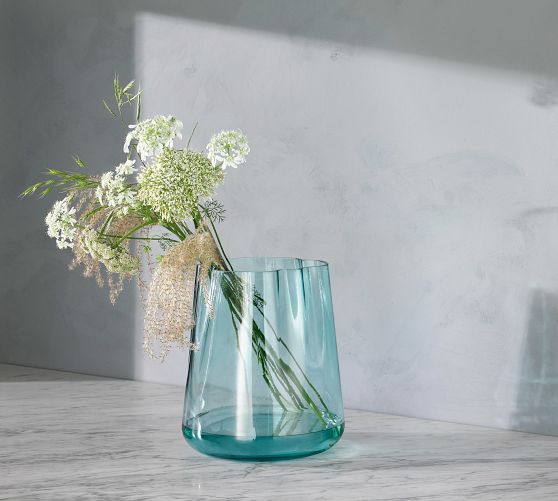 Gianna Lagoon Vase | Pottery Barn