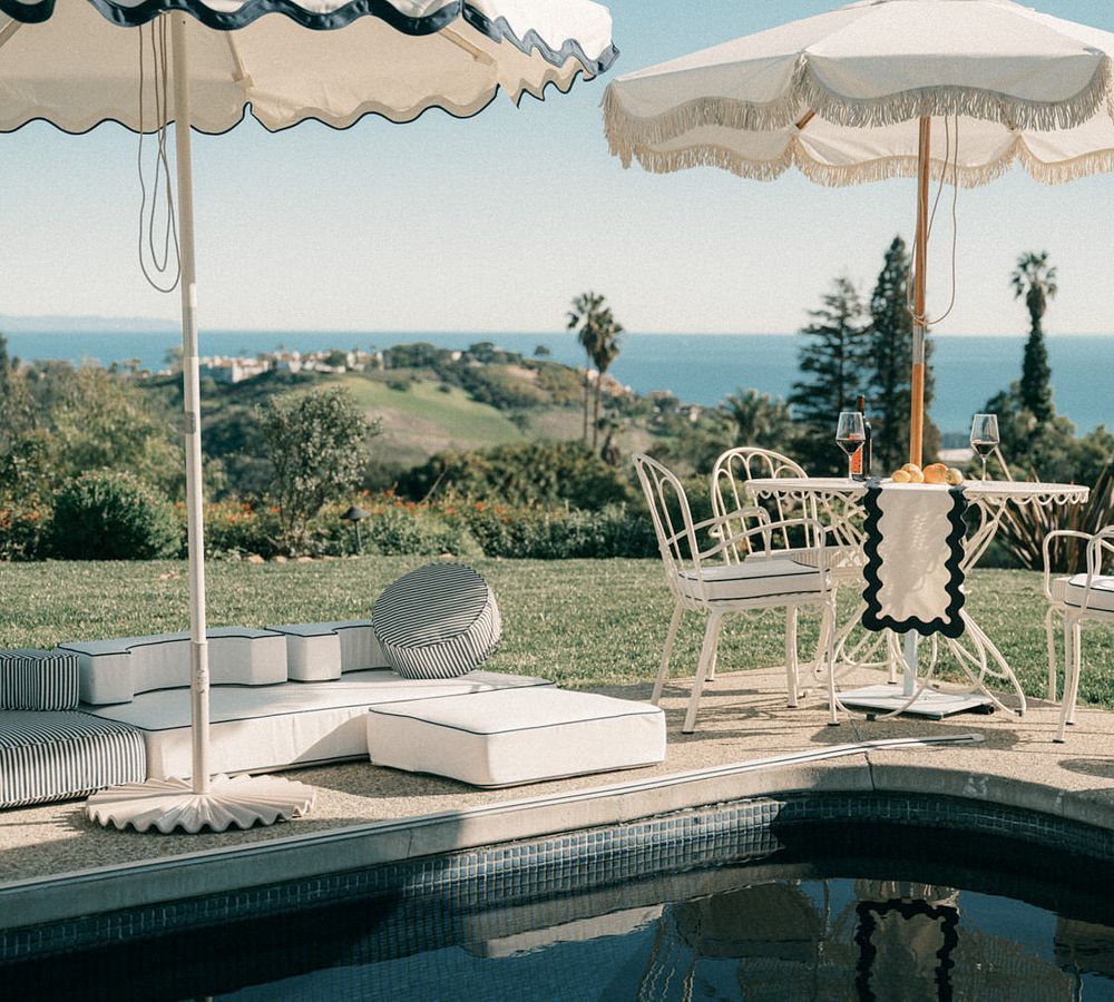 St. Tropez Clamshell Umbrella Base Pottery Barn