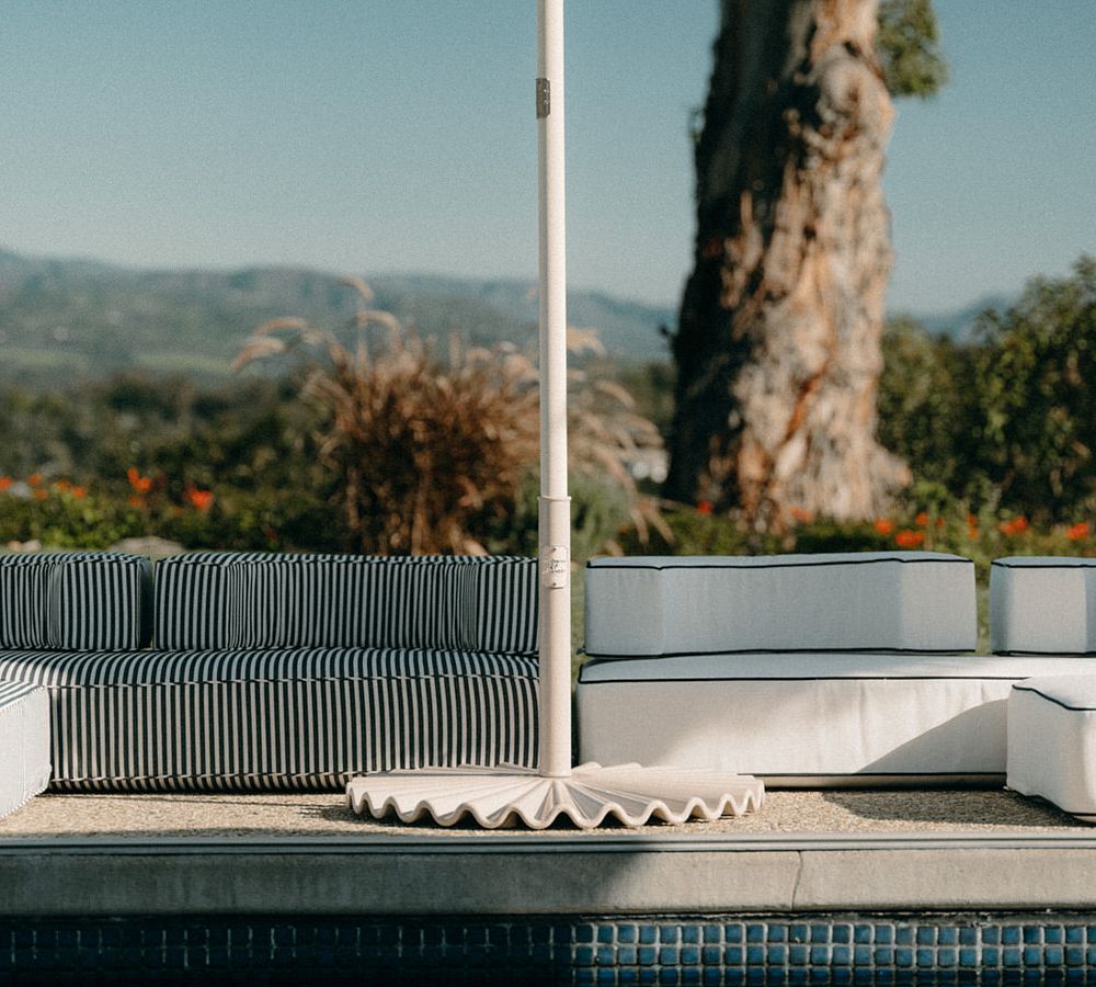 St. Tropez Clamshell Umbrella Base Pottery Barn