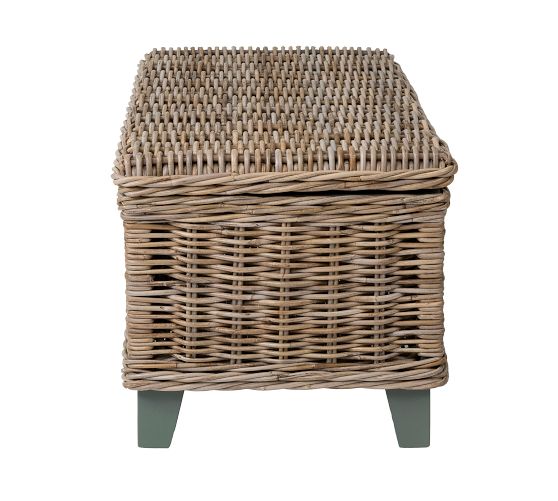 Rattan Storage Coffee Table Pottery Barn