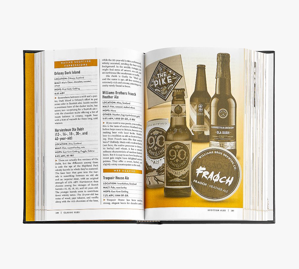 The Beer Bible By Jeff Alworth LeatherBound Book Pottery Barn