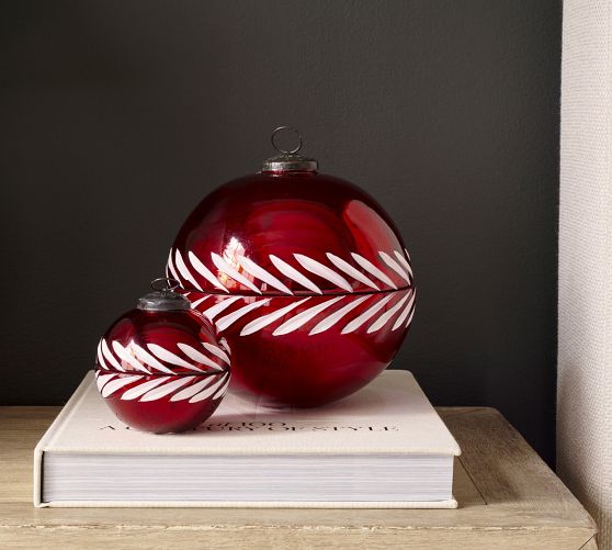 Ornament Shaped Scented Candles - Fireside Cinnamon | Pottery Barn