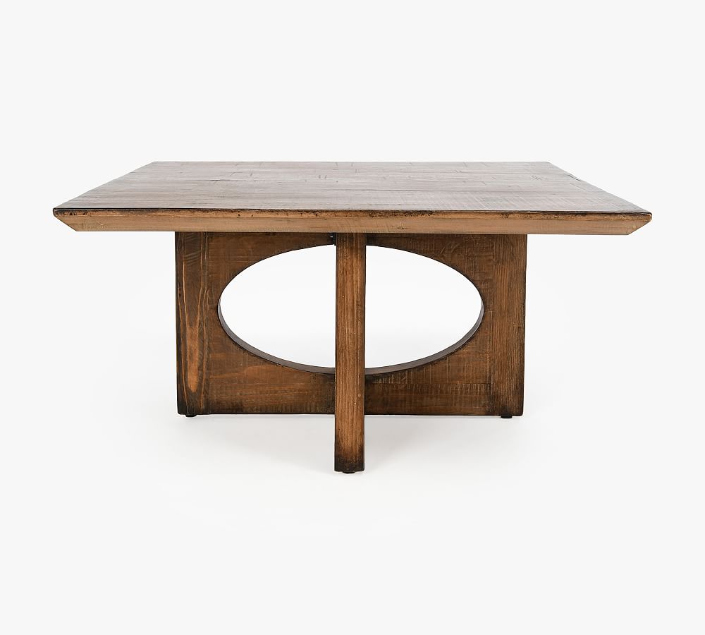 Star Square Reclaimed Wood Coffee Table Pottery Barn