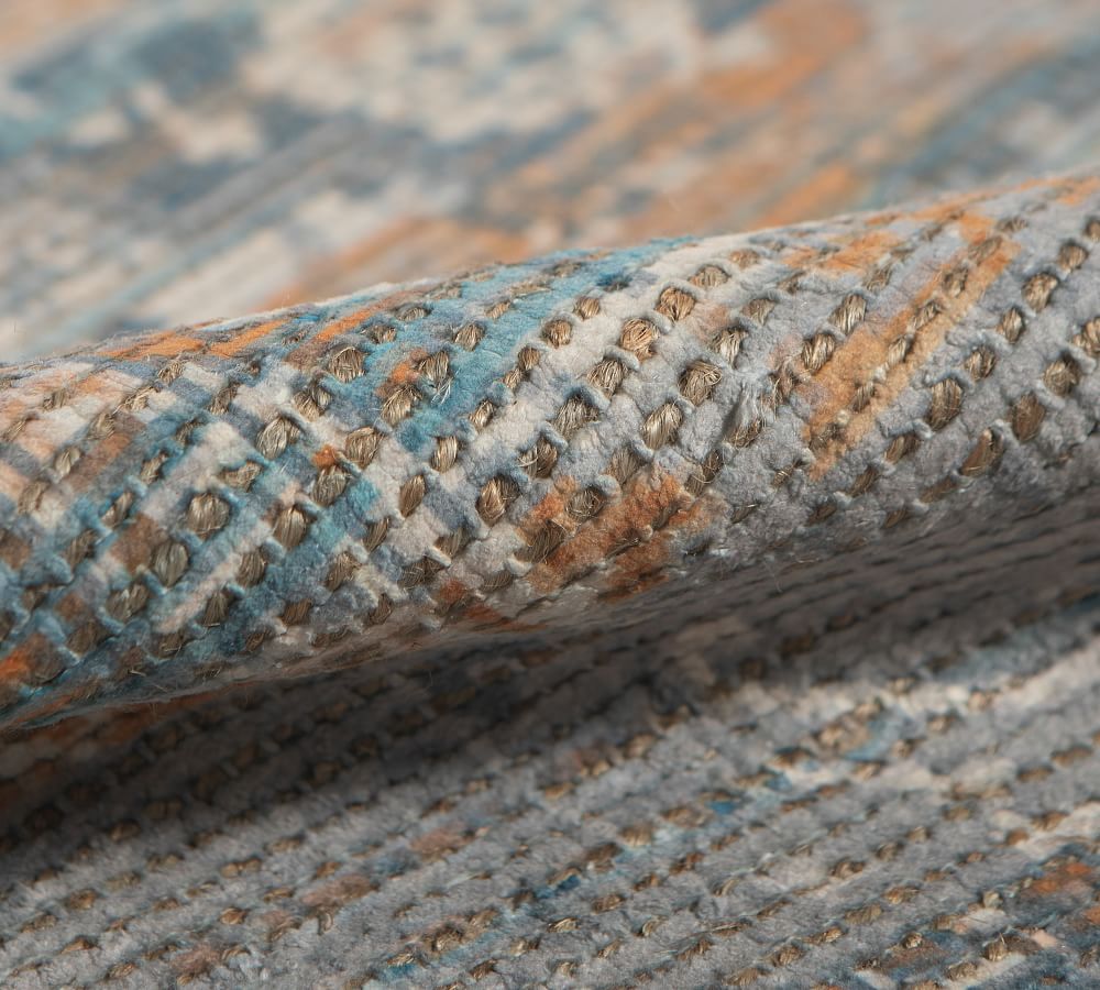 Dennel Flatweave Fringe Rug Pottery Barn