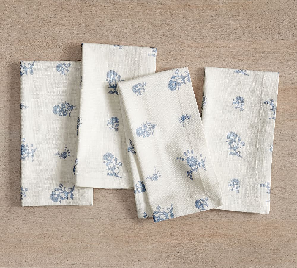 Northwest Makes Organic Linen Dinner Napkins - Eucalyptus (Set of 4)