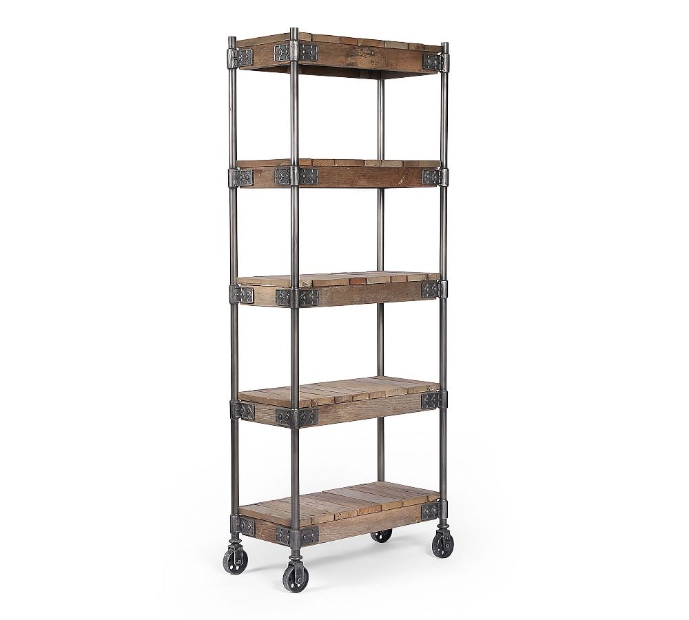 Williams Reclaimed Wood Open Bookcase Pottery Barn
