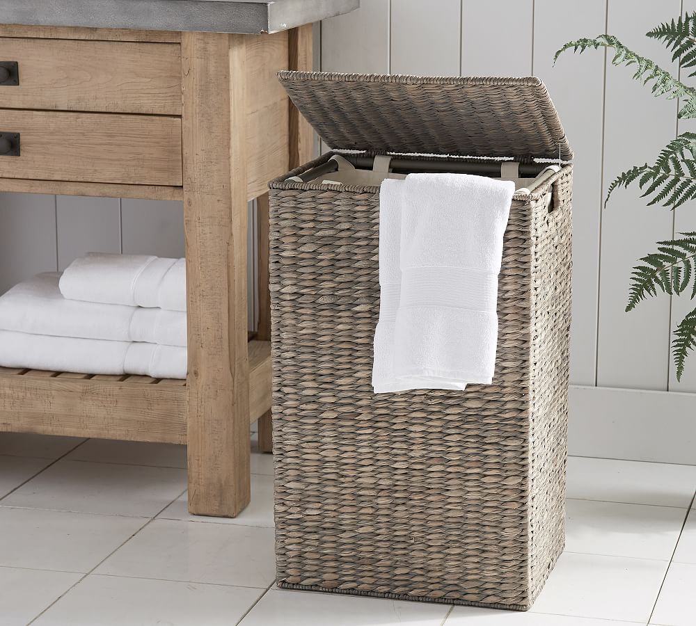 Single Perry Laundry Hamper Pottery Barn