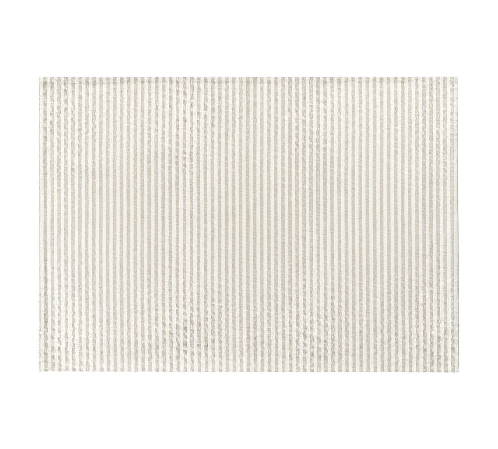 Wheaton Striped Linen/Cotton Placemats