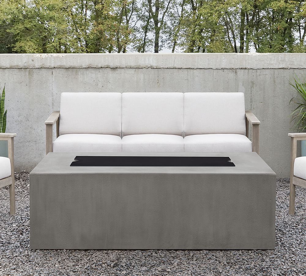 Arbor Rectangle Fire Table Lid Pottery Barn