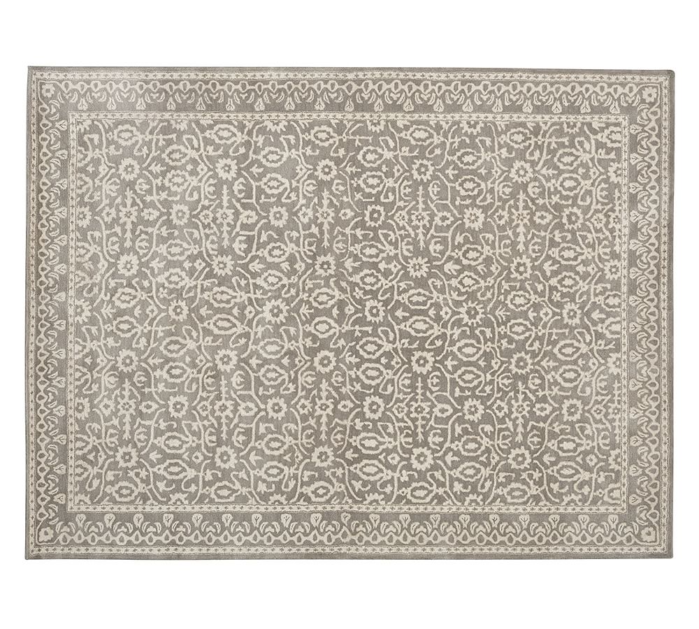 Gray Tile Persian Rug Pottery Barn